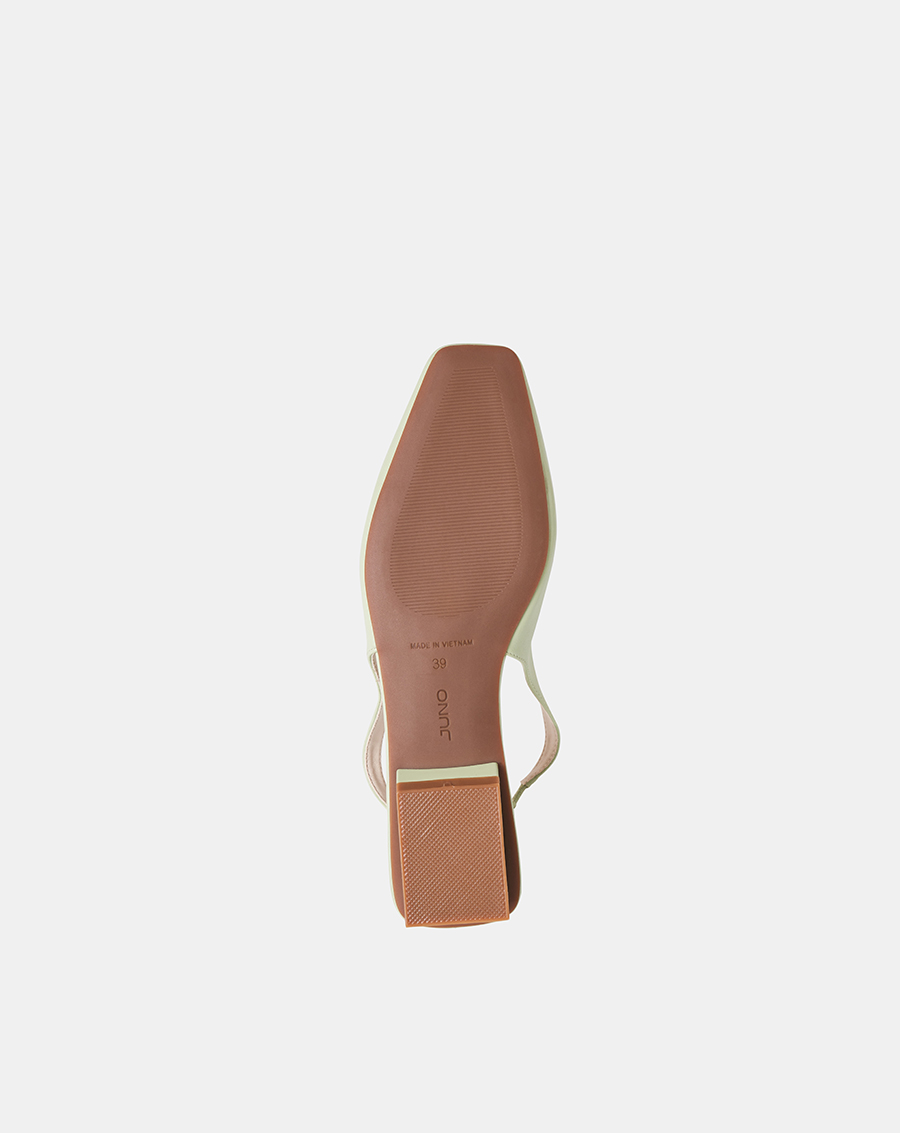 Giày Búp Bê Nữ 3cm Thời Trang JUNO Slingback Khoá Trang Trí Juno BB03121