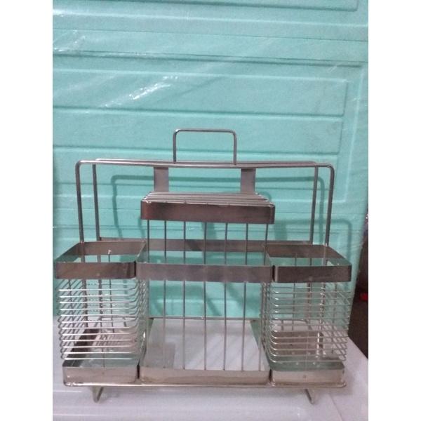 Kệ để dao thớt bằng inox không han gỉ để được mọi vị trí