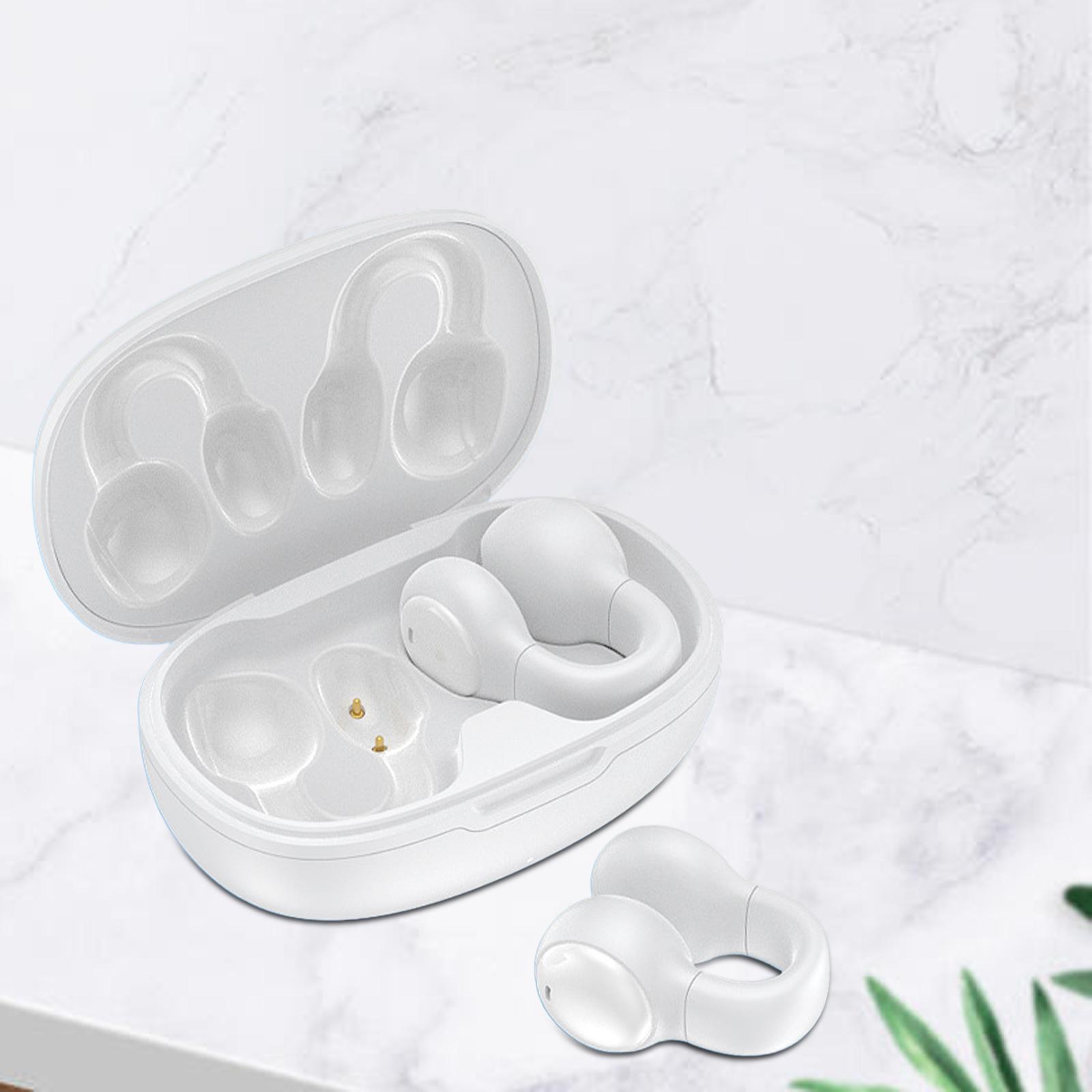 Ear Clip Headphones Earpiece Calling Earphones for Business Driving Fitness