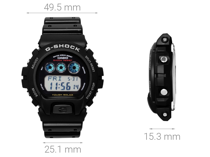 Đồng hồ Nam G-Shock G-6900-1DR - Hàng chính hãng