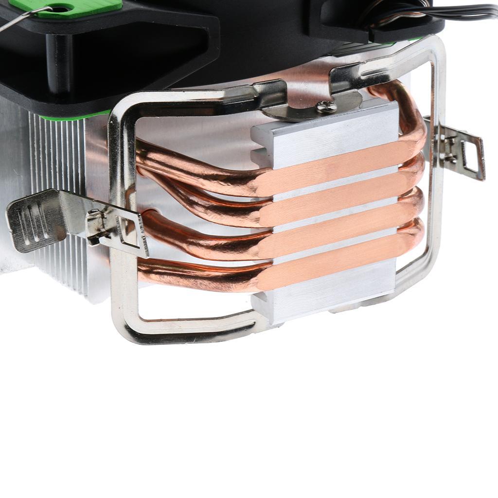 12cm Computer Case CPU Cooling Fan LED PWM Temp for