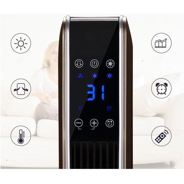Máy sưởi cao cấp, quạt sưởi điện thông minh có điều khiển