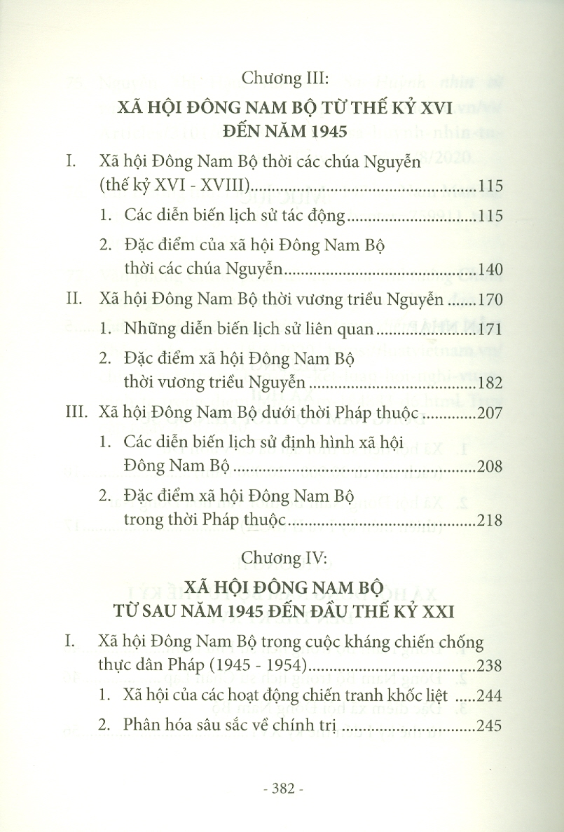 Xã Hội Đông Nam Bộ Từ Khởi Thủy Đến Đầu Thế Kỷ XXI