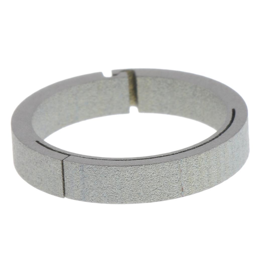 2 Pieces Titanium Ring Buckle Round Snap Hook Keychain Carabiner Clip 18mm