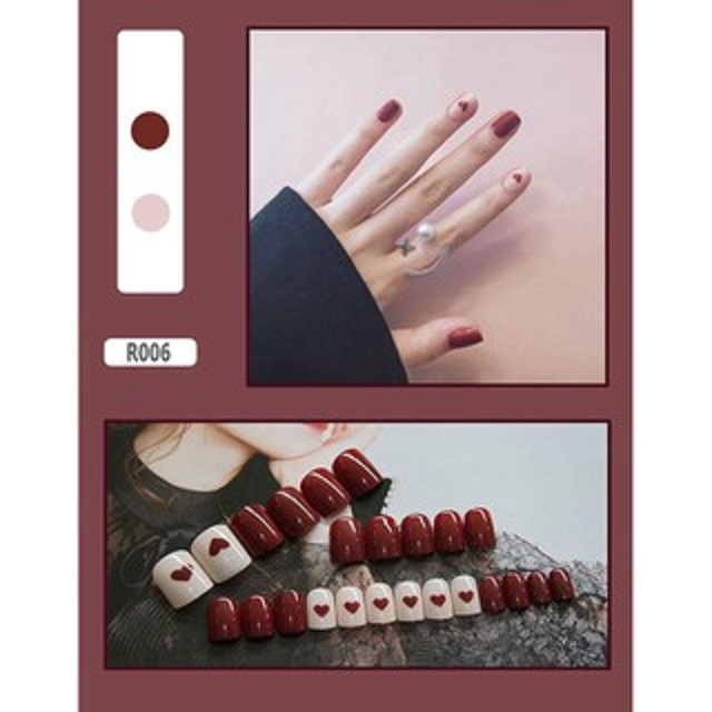 Set 24 móng tay giả Nail Box - Mã R006