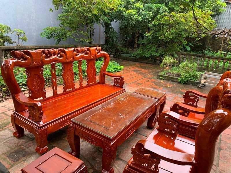 Bộ bàn ghế Minh Quốc Đào gỗ xoan