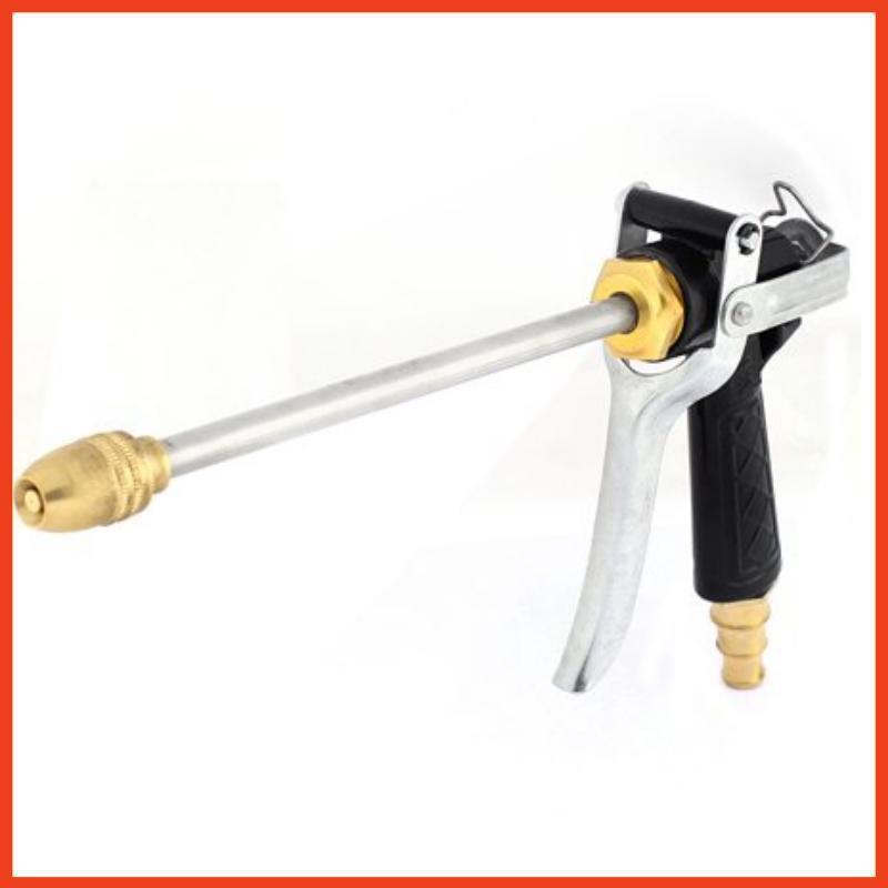 Bộ dây vòi xịt nước rửa xe, tưới cây . tăng áp 3 lần, loại 7m, 10m 206318 đầu đồng,cút,nối nhựa đen+ tặng mở chai
