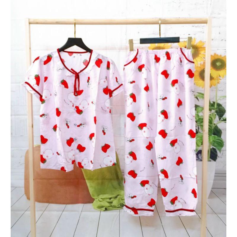 {~42~61kg} Đồ Bộ Tiểu Thư Tole 2 da tay ngắn quần dài lọai 1