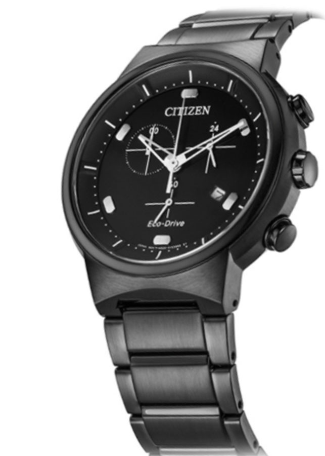 Đồng Hồ Nam Citizen Dây Thép Không Gỉ AT2405-87E - Mặt Đen