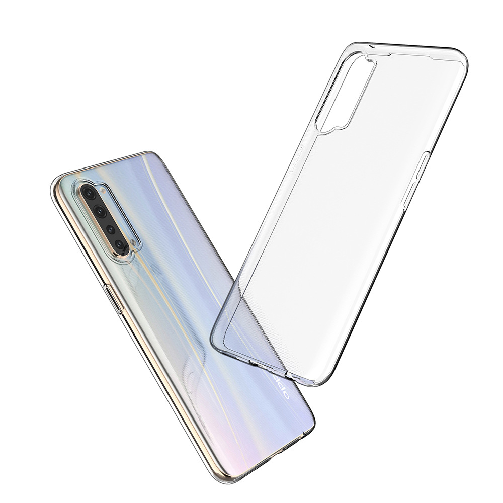Ốp lưng dẻo silicon cho Oppo Reno 3 hiệu Ultra Thin siêu mỏng 0.6mm, chống trầy, chống bụi - Hàng nhập khẩu
