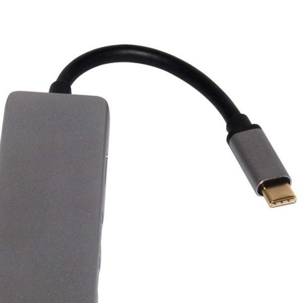 Multi-function 5-in-1 Type C to HDMI USB3.1 SD TF Adapter for Macbook Air