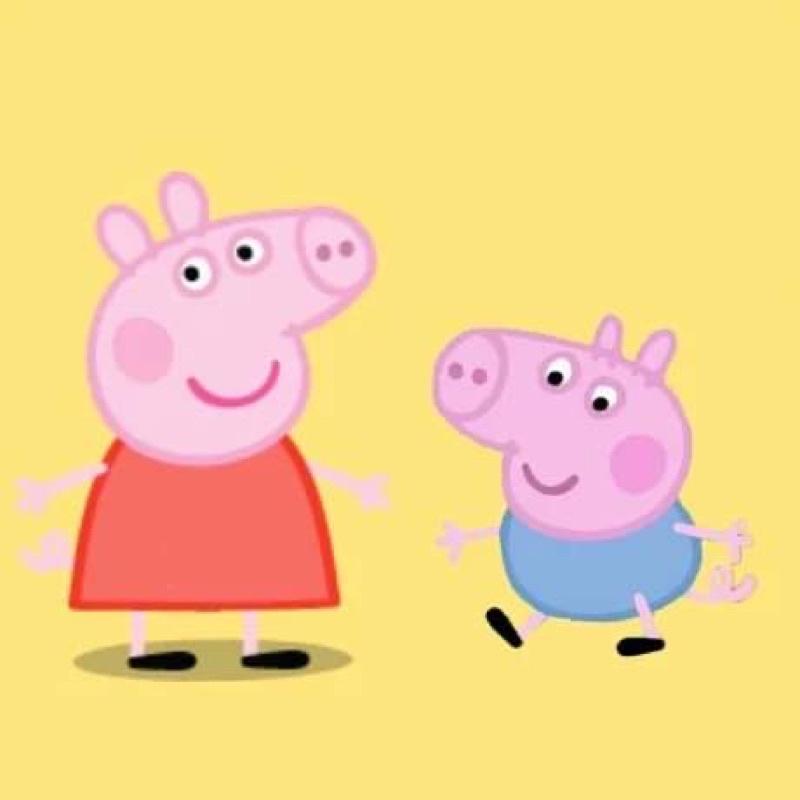 Bộ tranh đính đá 5D tự làm họa tiết hình heo Peppa pig