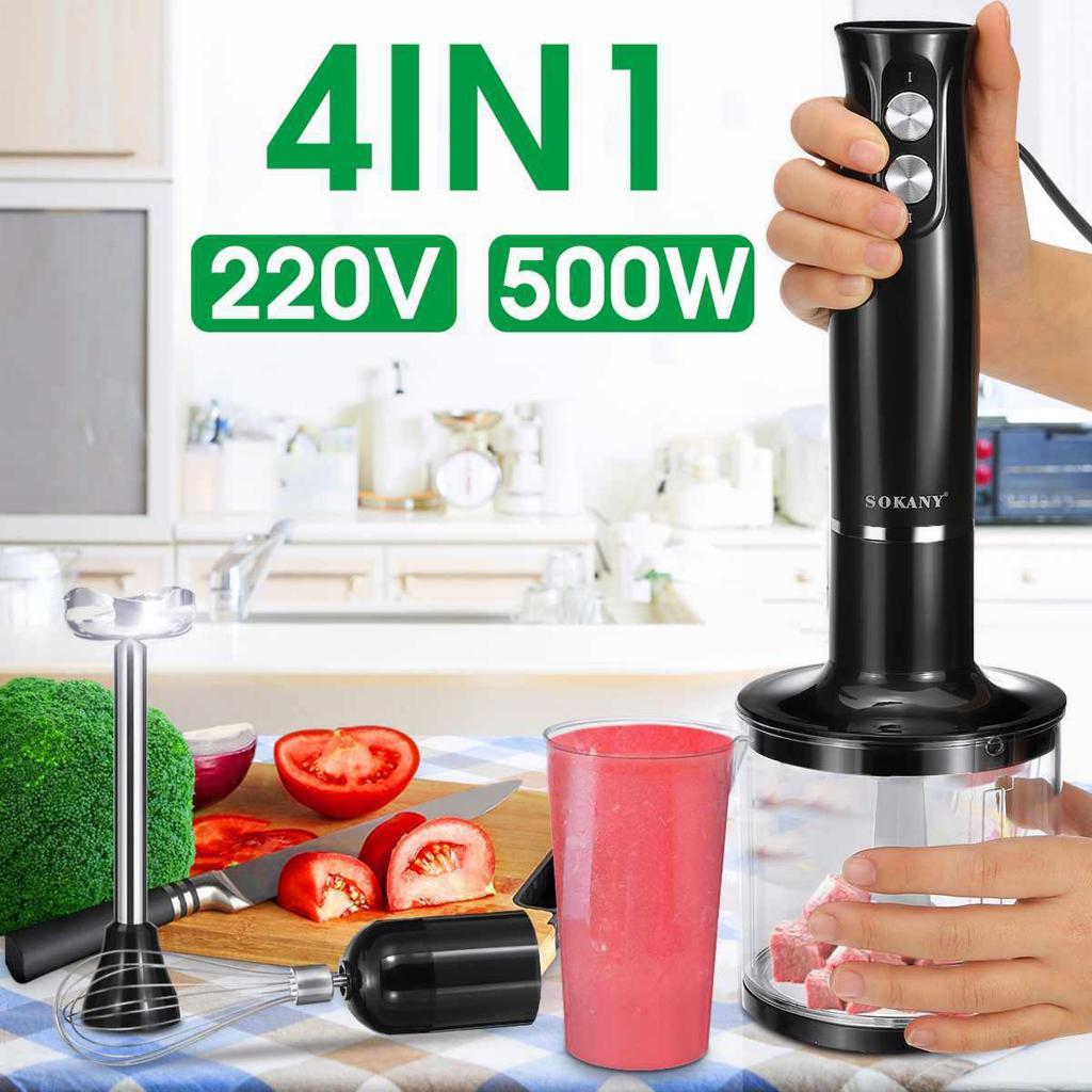 Electric Handheld Mixer Whisk Egg Cream Blender Kitchen Gadget 500W EU Plug