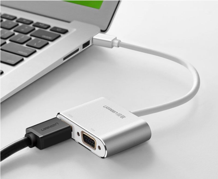 Cáp Mini DisplayPort To HDMI + VGA Ugreen (20421) - Hàng chính hãng