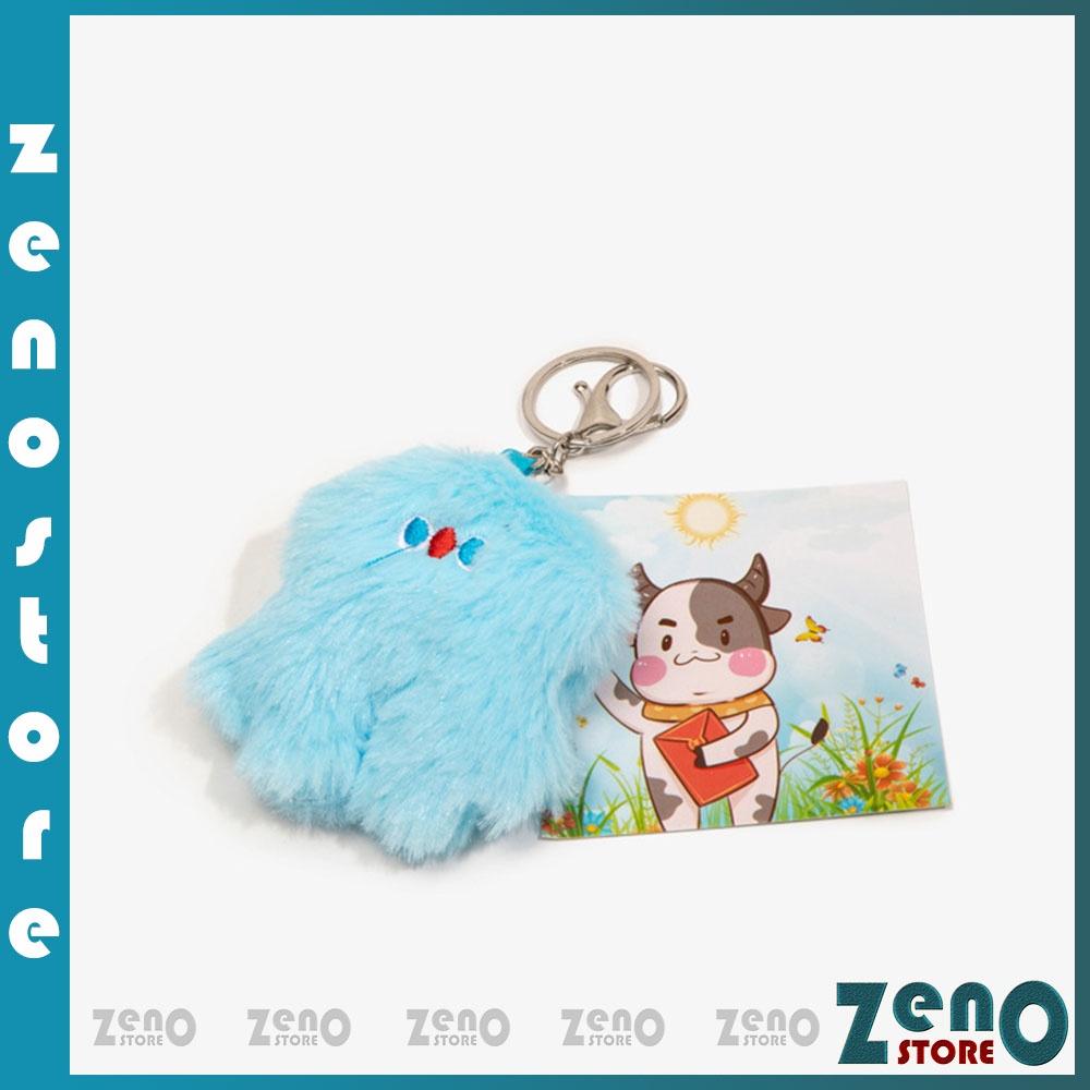 Móc khóa yêu tinh kute nhiều màu, móc treo balo, có móc khoen tròn và móc snap hook
