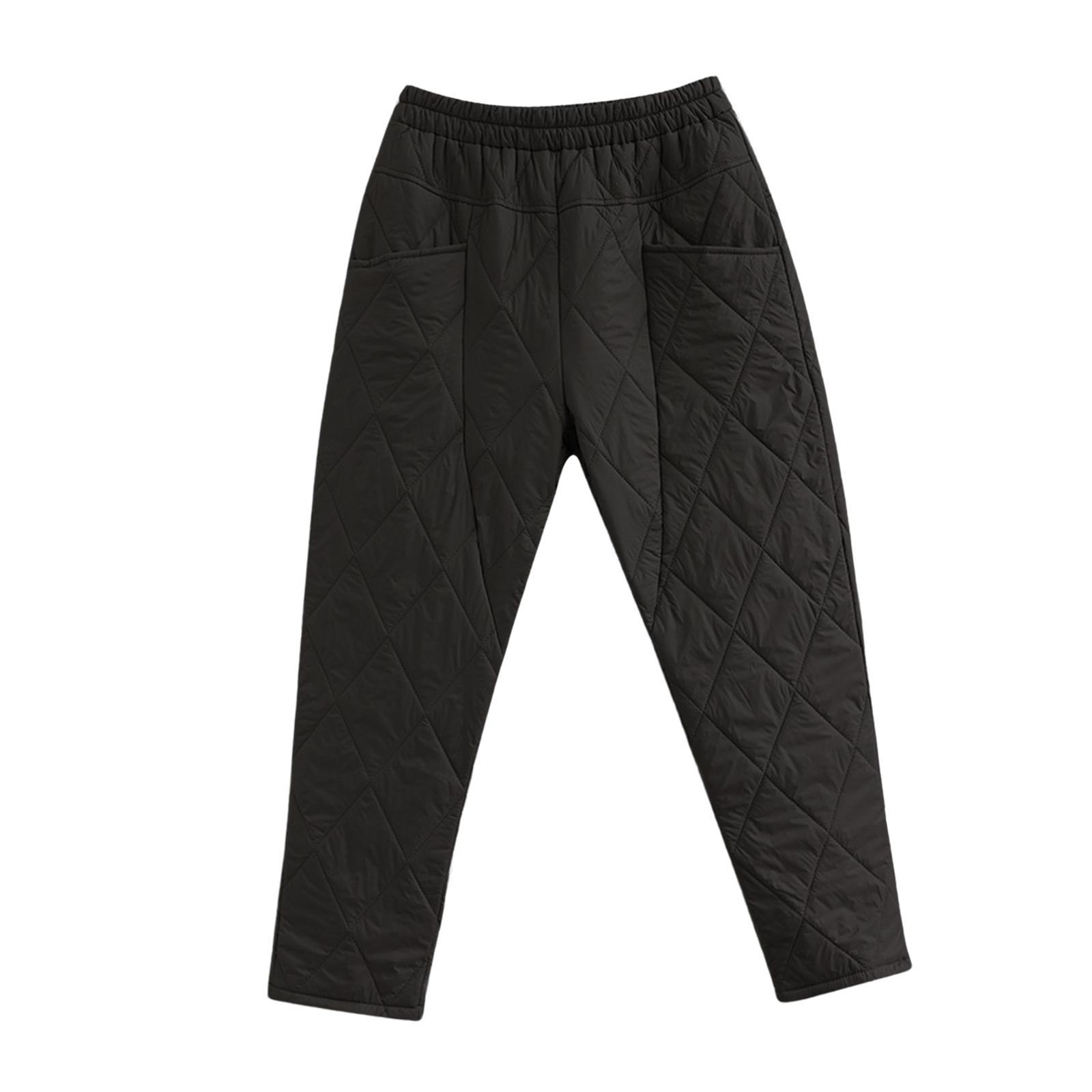 Women Winter Warm Packable Down Pants Compression Snow Windproof Thermal Pants Ski Pants Lightweight Casual for Running