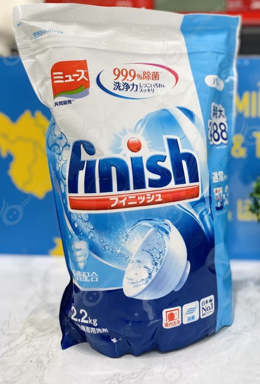 Bột rửa chén Finish 2,2kg