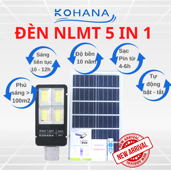 ĐÈN ĐƯỜNG NĂNG LƯỢNG MẶT TRỜI 500W