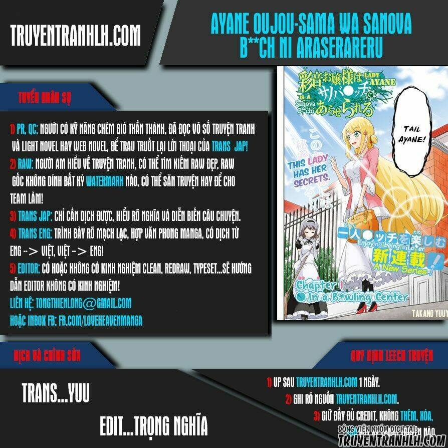 ayane oujou-sama wa sanova b**ch ni araserareru chapter 2 1