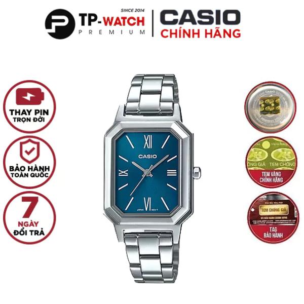 Đồng Hồ Nữ Dây Thép CASIO STANDARD LTP-E168D-2BDF DÂY THÉP |  LTP-E168D-2B