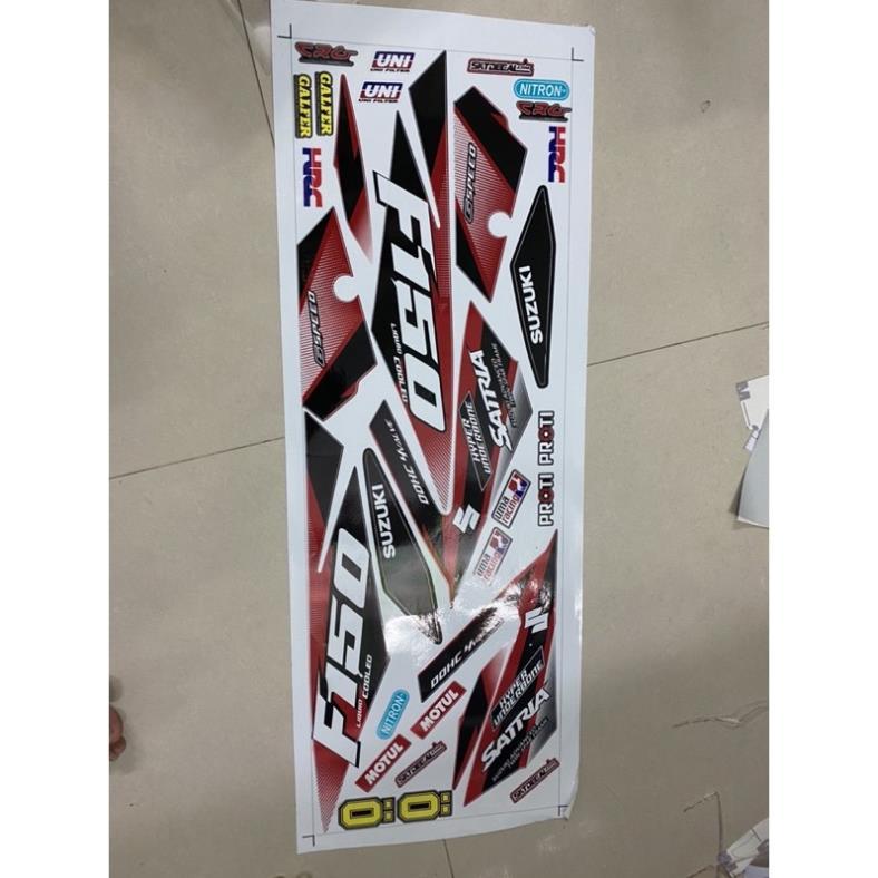 Tem xe satria fi bảo hành màu sắc vĩnh viễn