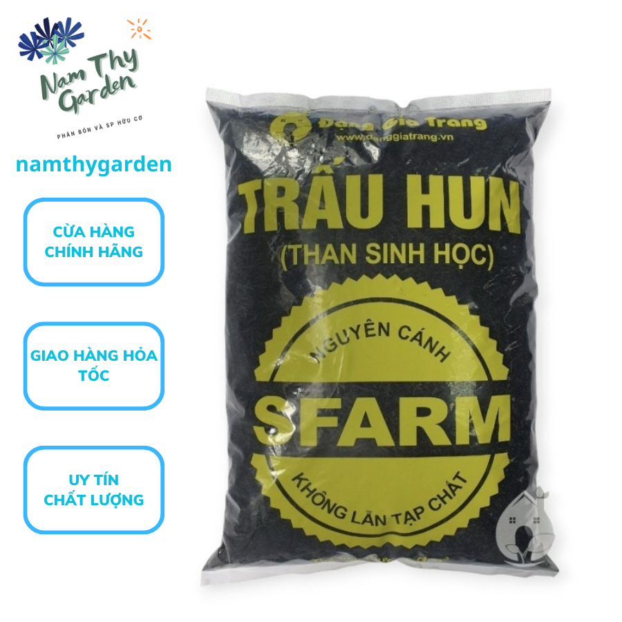 Trấu hun sfarm 5m3 (khoảng 500gr)