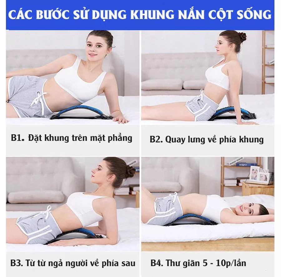 Khung Nắn Chỉnh Cột Sống, Khung Định Hình Cột Sống, Dụng Cụ Hỗ Trợ Thoát Vị Đĩa Đệm, Đau Mỏi Lưng, Đau Vai Gáy