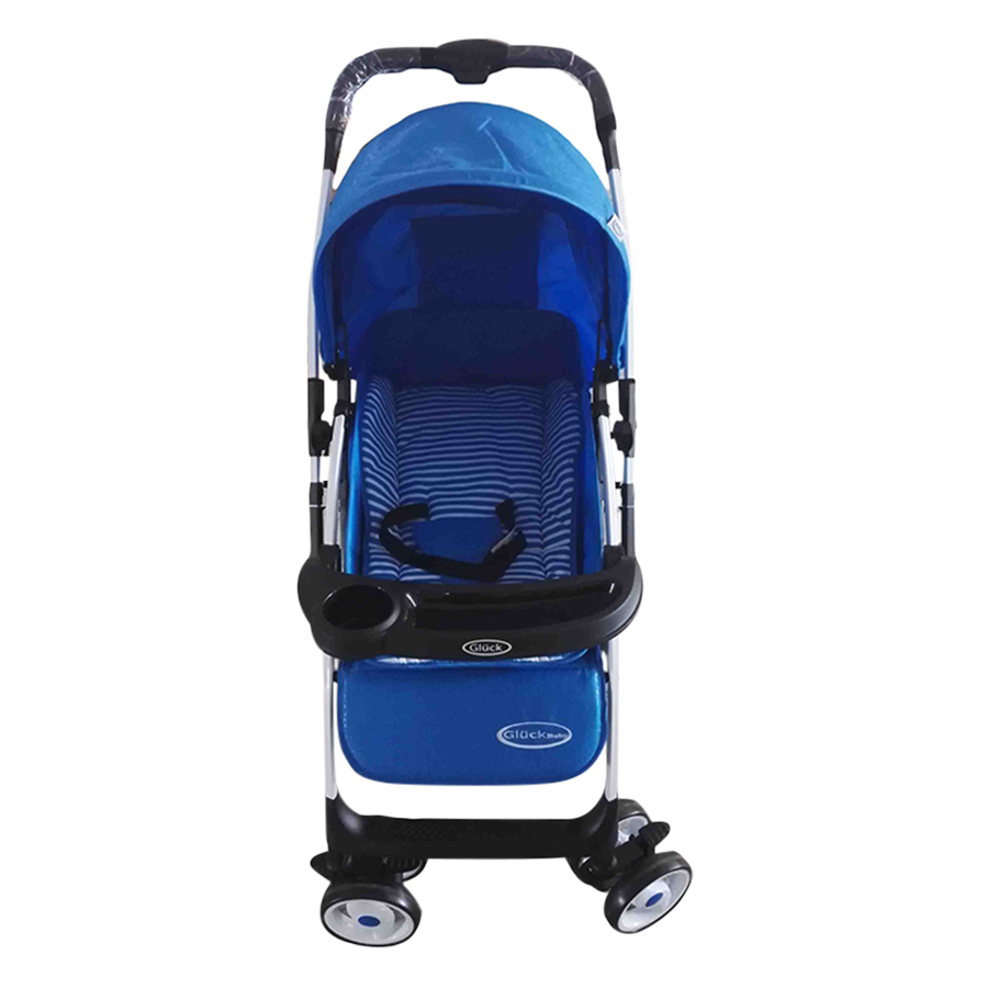 Xe Đẩy Trẻ Em Hai Chiều Gluck Baby C58 - Xanh