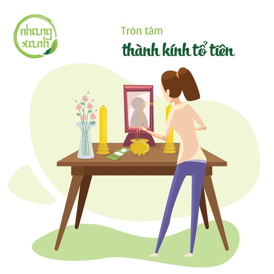 Nhang Xanh Cát Tường - Hương Trầm cao 30cm - Hộp 200g