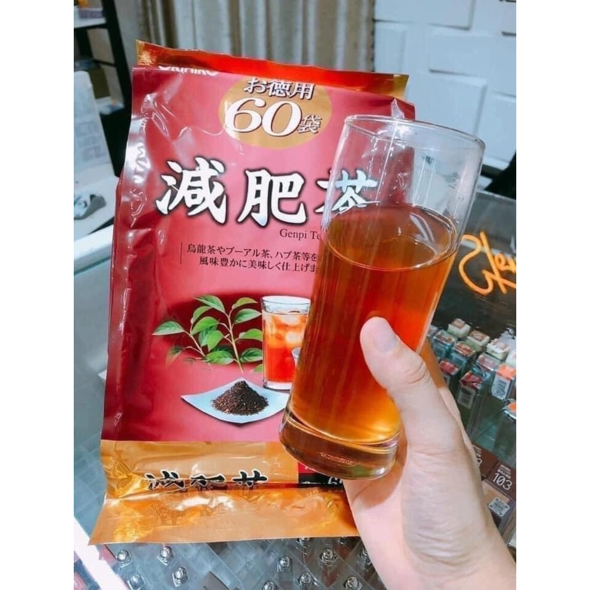 Trà Genpi Tea Orihiro Nhật Bản 60 Gói/ Túi Hàng Chính Hãng