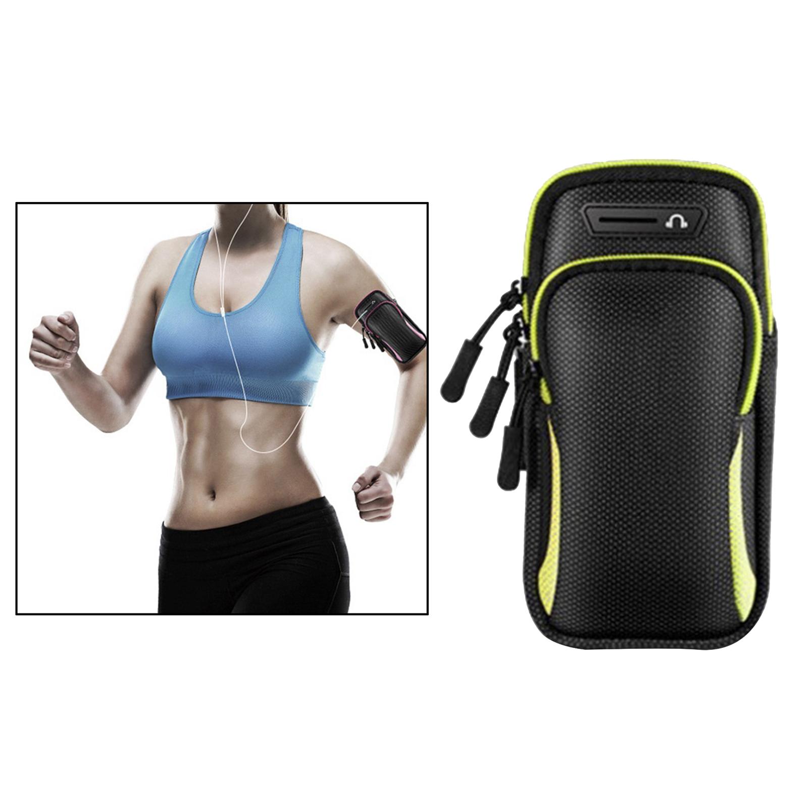 Universal Running Armband, Arm Cell Phone Case Holder Sports Armband for Running, Fitness and Gym Workouts, Mobile Phone Wrist Bag for Outdoor Sport