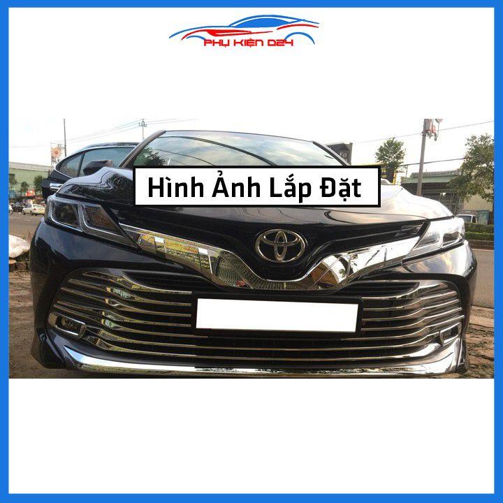 Ốp trang trí mặt ca lăng, calang Camry 2019-2020 ốp phía dưới trang trí làm đẹp xe
