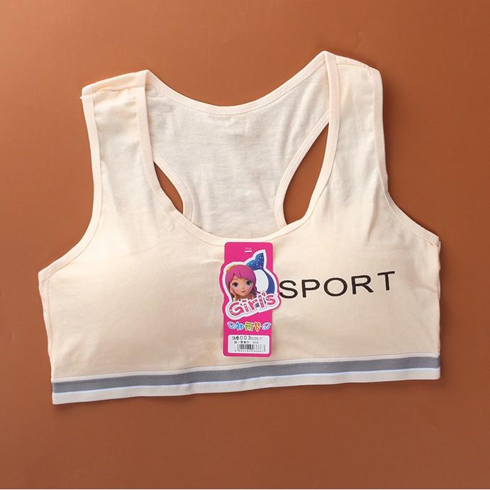 Bra / Áo Lá Học Sinh Mút Mỏng Sport Xuất Hàn Hàng Loại Đẹp.