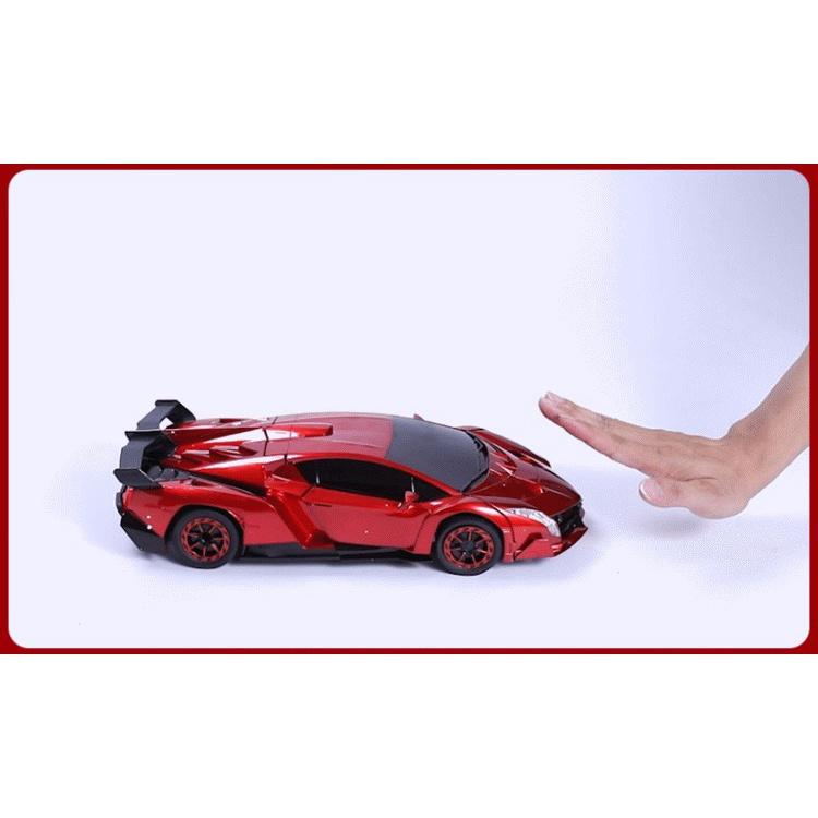 Xe ô tô đua điều khiển từ xa bằng tay và giọng nói biến hình thành rô bốt- Đồ chơi trẻ em MH: 9000000124