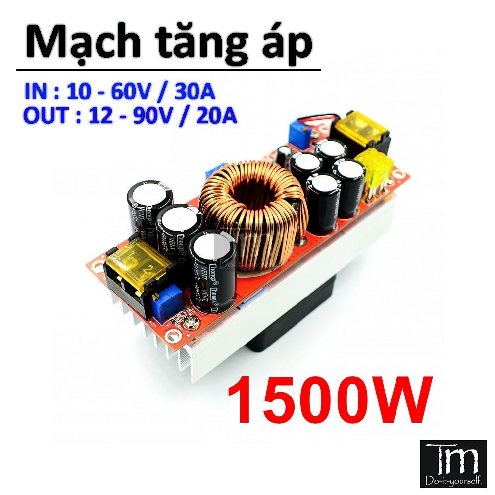 Mạch Tăng Áp 1500W 12-90V DC-DC