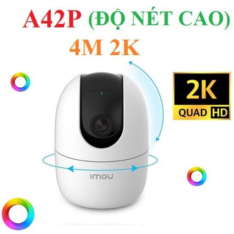 CAMERA WIFI IMOU A42P 4M 2K siêu nét, Quay 360 độ, đàm thoại 2 chiều - hàng chính hãng