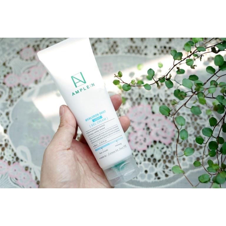 Gel dưỡng ẩm AMPLE:N Hyaluron Shot Light Gel Cream 80ml
