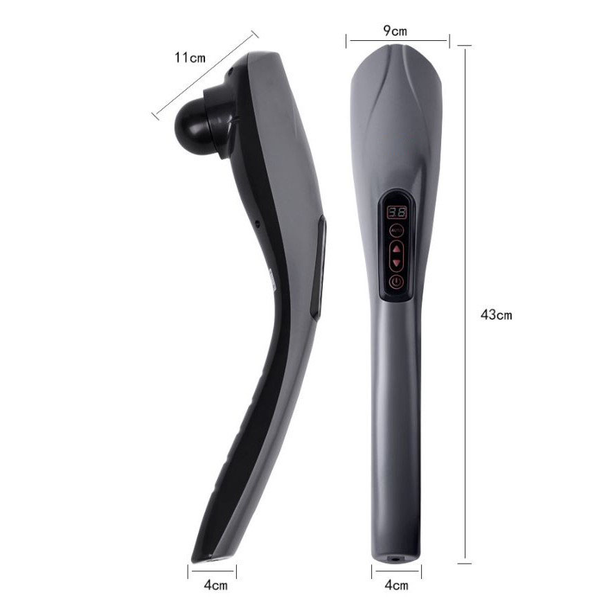 Máy Đấm Lưng Massage Cầm Tay Sạc Pin Không Dây 6 Đầu Phiên Bản Mới Nhất 2021