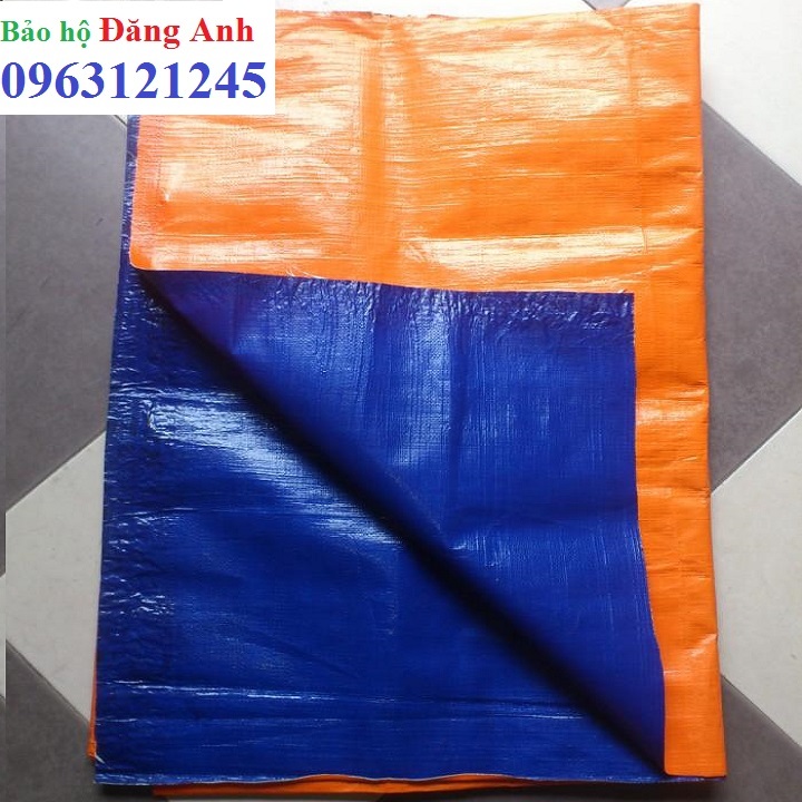 Bạt nhựa xanh cam 4x50m
