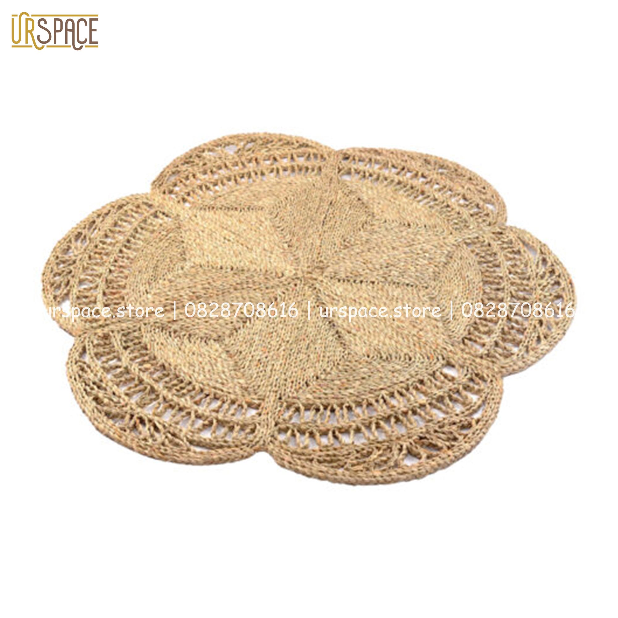 Thảm cói tròn thảm trải phòng khách thảm chụp ảnh đường kính 100cm/ Round water hyacinth rugs for living room