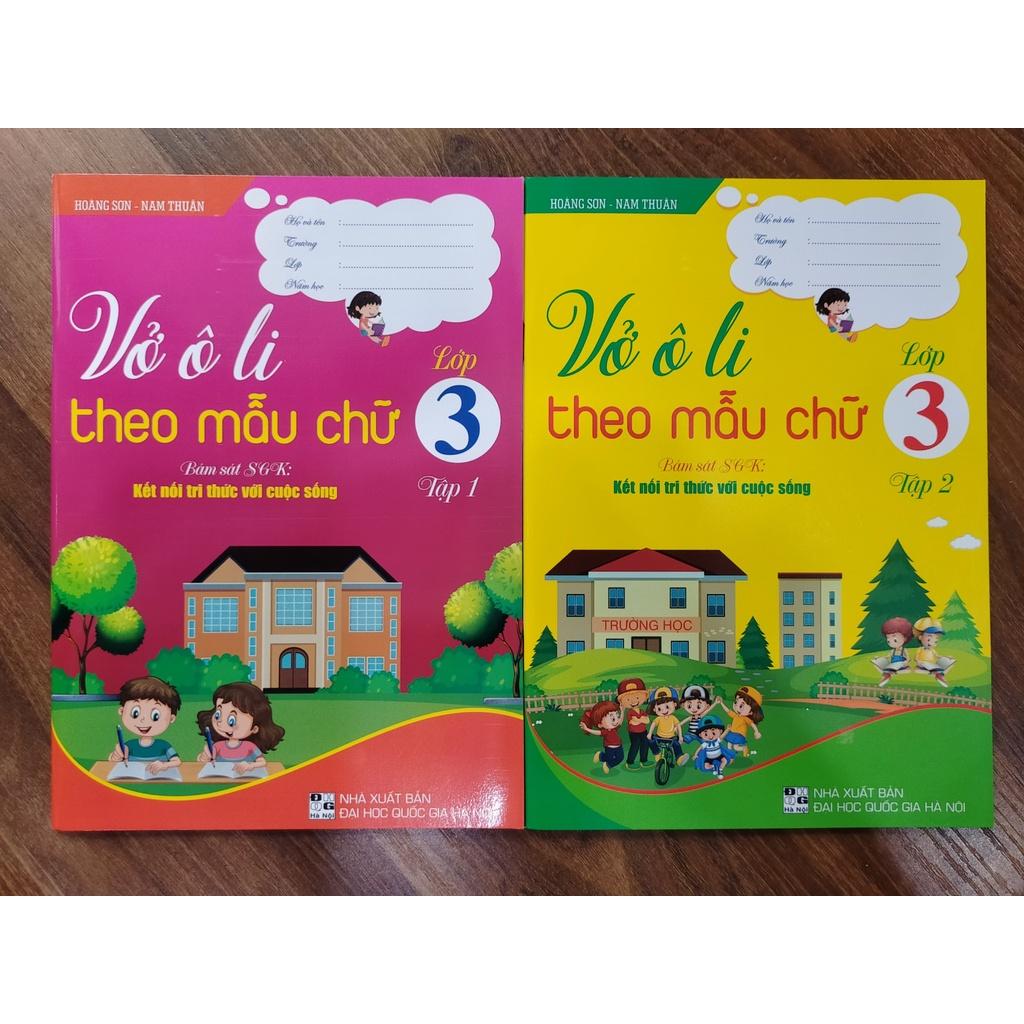 Sách - Combo Vở Ô Li Theo Mẫu Chữ Lớp 3 (Bám Sát SGK: Kết Nối Tri Thức Với Cuộc Sống) (Bộ 2 Cuốn)0