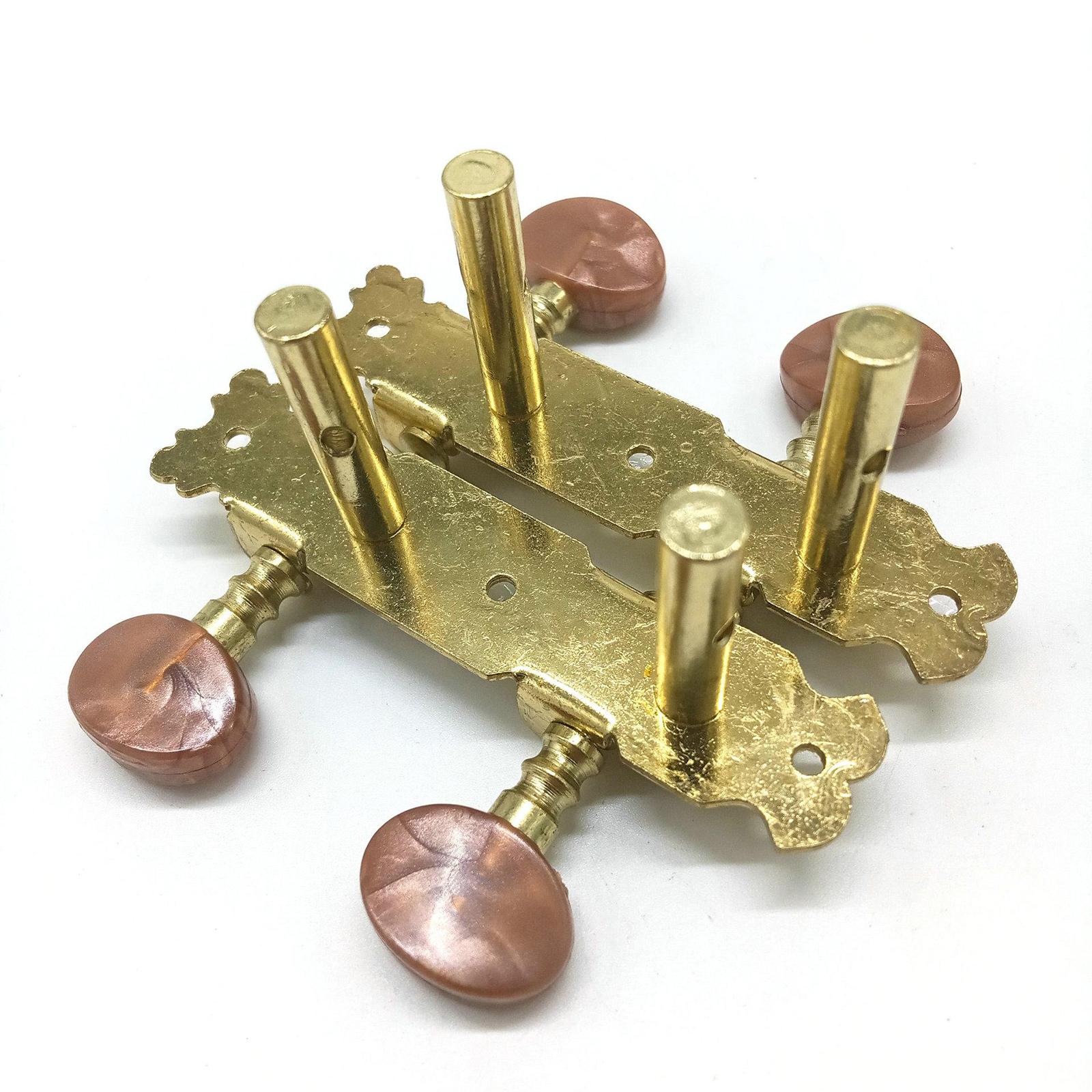 2pieces Guitar Tuner Tuning Keys Pegs Machine Heads for Classical Guitar Ukulele Parts Replacement Accessories