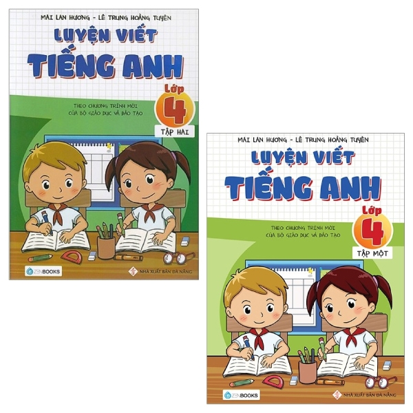 Combo Luyện Viết Tiếng Anh - Lớp 4 (Tập 1 Và 2) - Theo Chương Trình Mới Của Bộ Giáo Dục Và Đào Tạo (Bộ 2 Tập)
