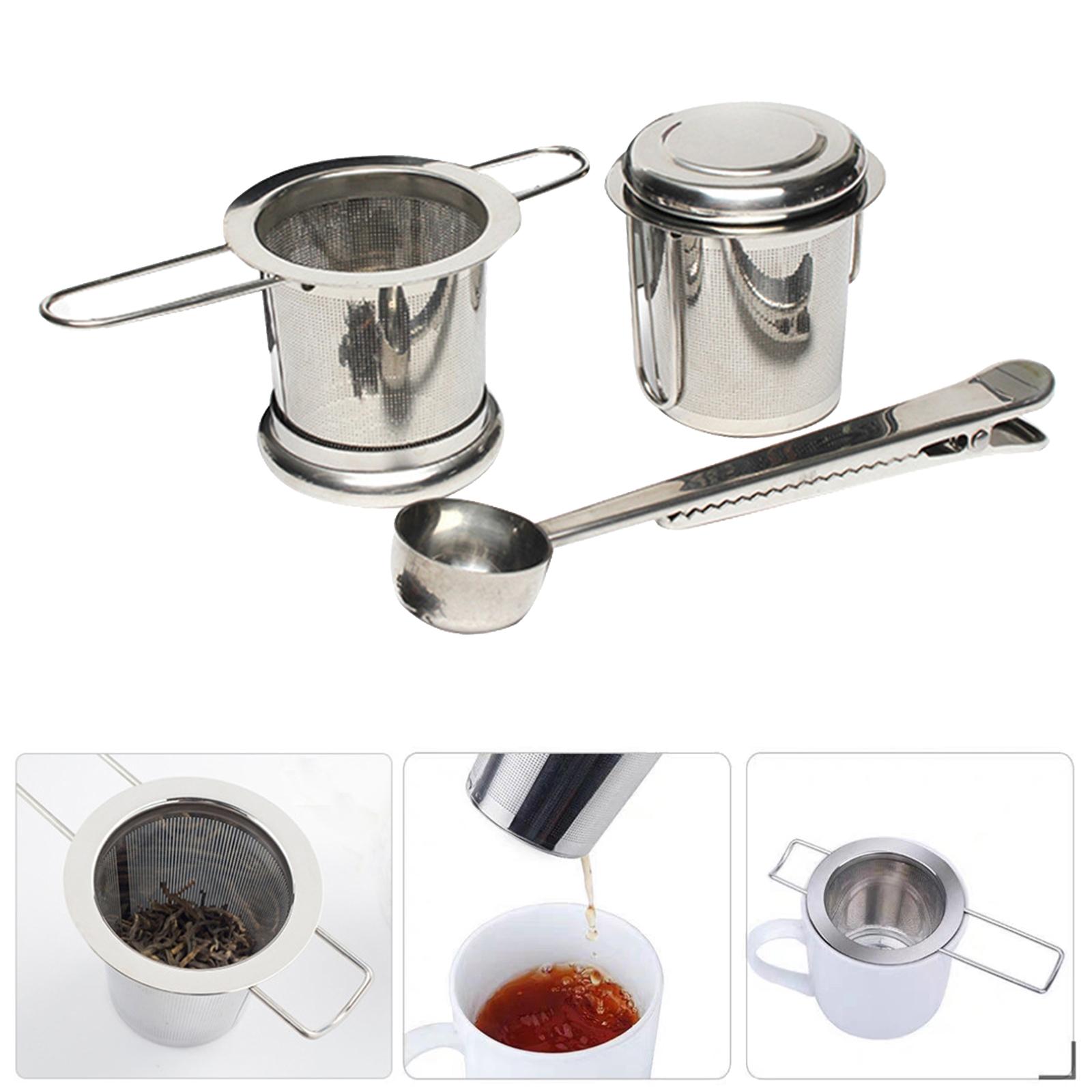 Tea Infuser Fine Mesh Strainer Stainless Steel Mesh Tea Infuser Loose Leaf Filter for Brewing Tea