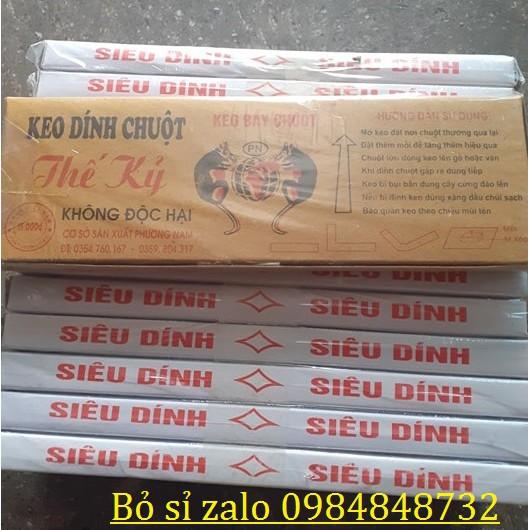 Set 12 hộp - Loại Xịn Keo Siêu Dính Bẫy Chuột hiệu quả