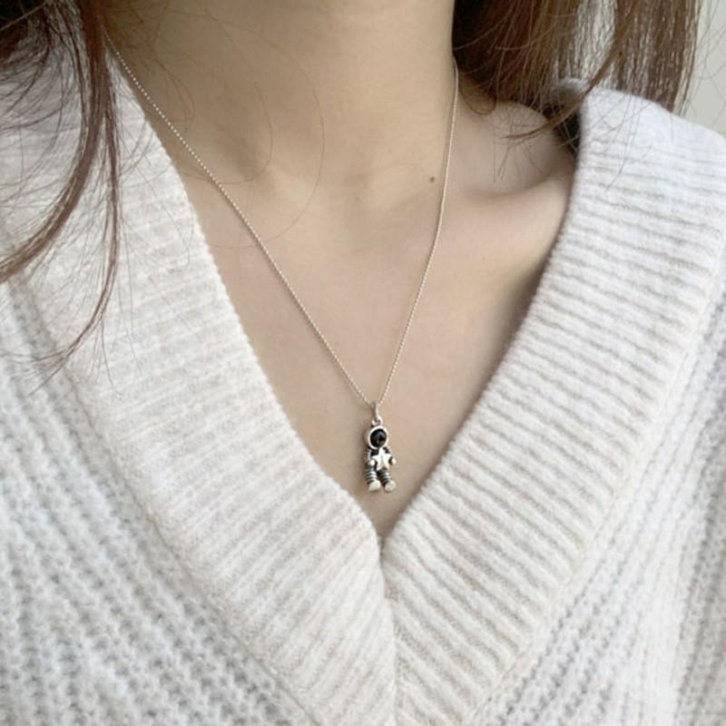 Vòng cổ Mặt Hình Phi Hành Gia Cho Cặp Đôi