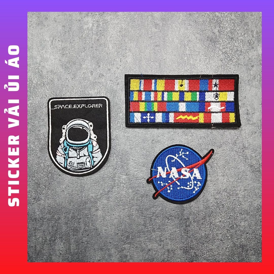 Sticker Patch Ủi Quần Áo,BALO phụ kiện thời trang dùng để trang trí quần áo !