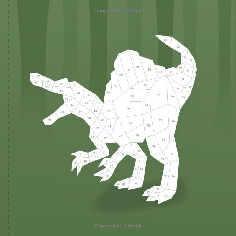 Sách ngoại văn: Paint By Sticker Kids: Dinosaurs: Create 10 Pictures One Sticker At A Time!