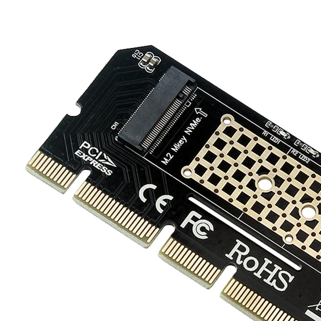 M.2 NVMe SSD NGFF TO PCI-e 3.0 16x adapter M-Key interface card Full speed