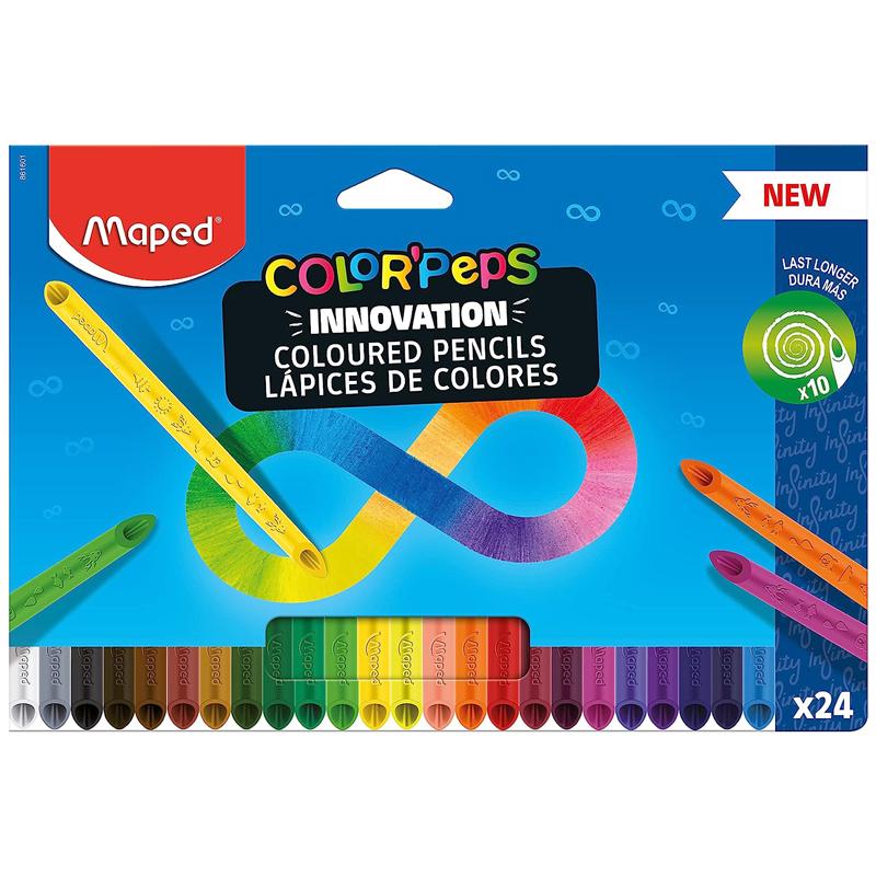 Hộp 24 Chì Màu Vô Cực - Maped 861601